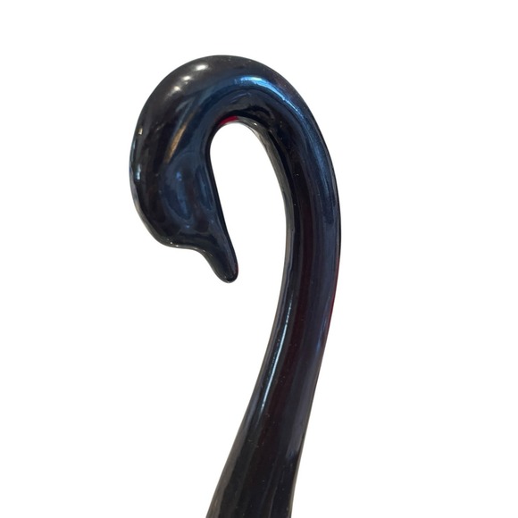 Enesco Swan Figurine Set Vintage Brown Ceramic MCM Hollywood Regency Retro Bird - Picture 6 of 6